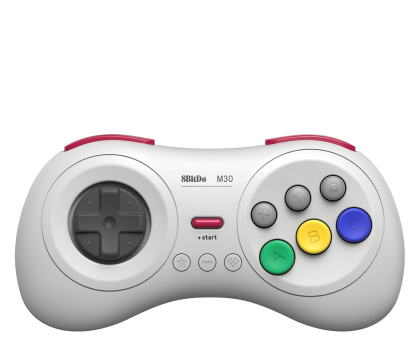 Akcesoria do konsol 8BitDo M30 Bluetooth Pad White RET00368